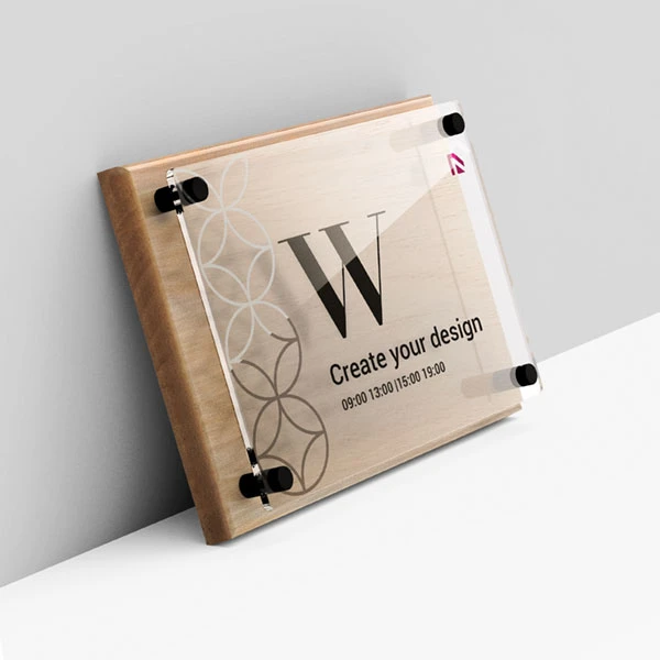 Targa Doppia Lastra Wood