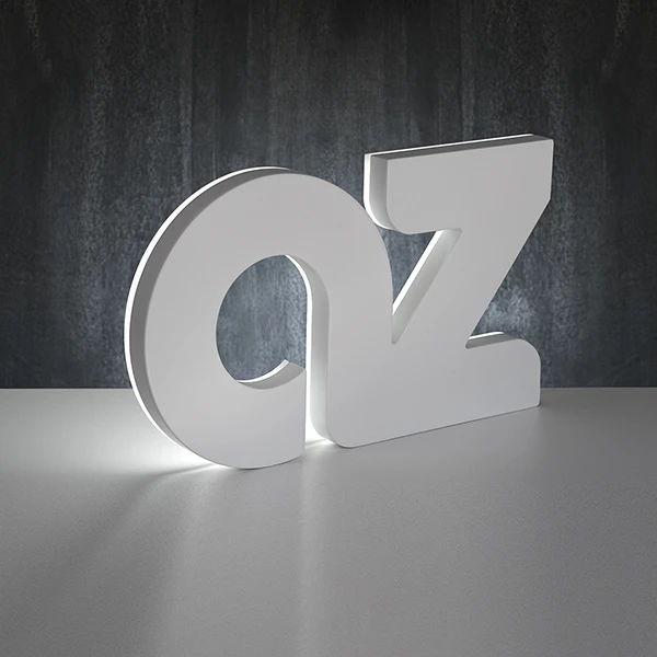 Lettere luminose Backlit Classic