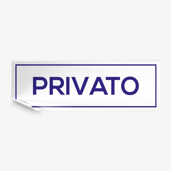 Adesivo privato