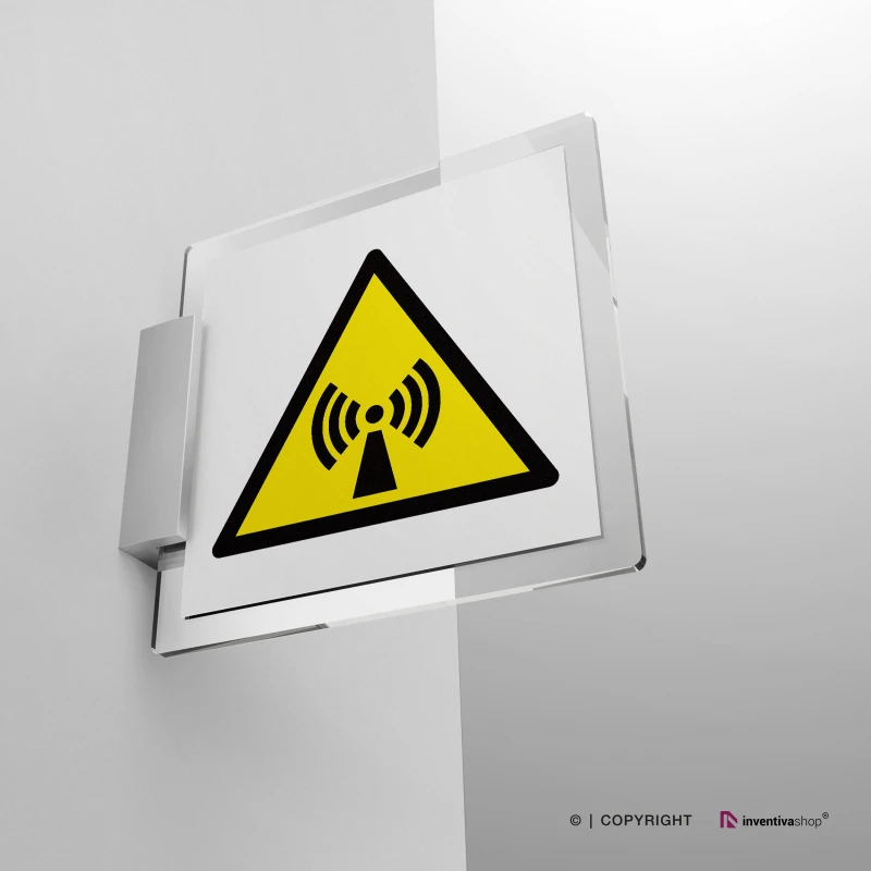 Cartello pericolo radiazioni non ionizzanti W005