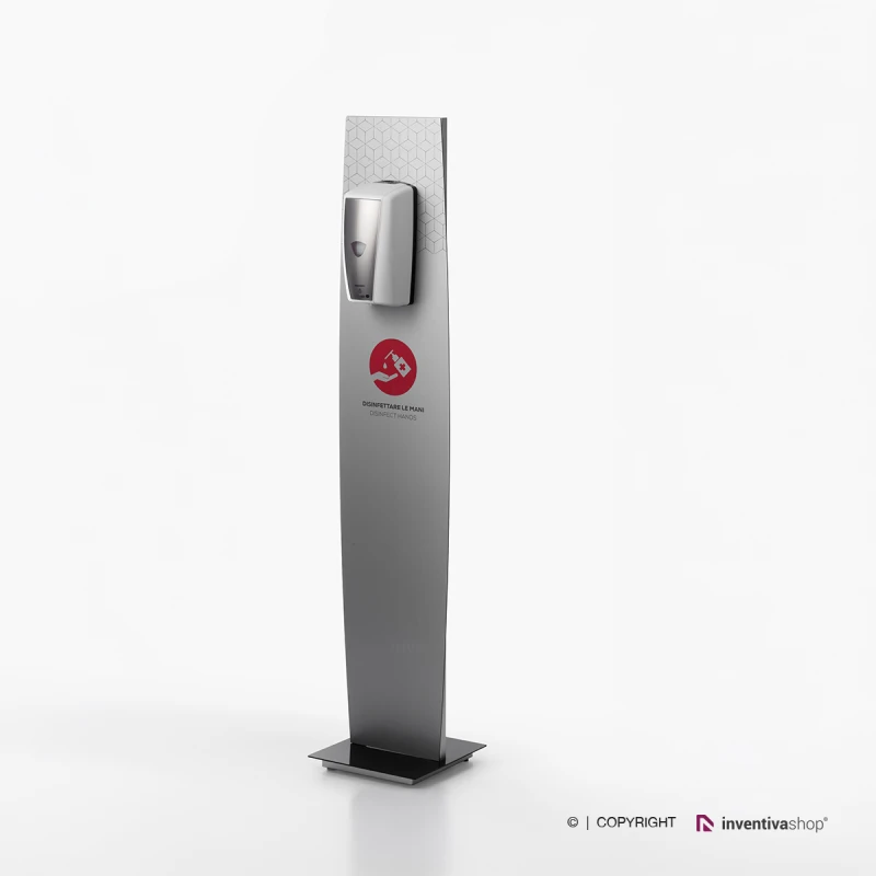 Colonnina dispenser gel personalizzabile