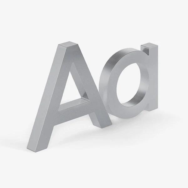 Lettere in Forex® Metal 20