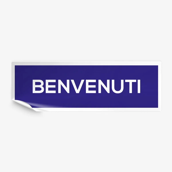 Adesivo benvenuti