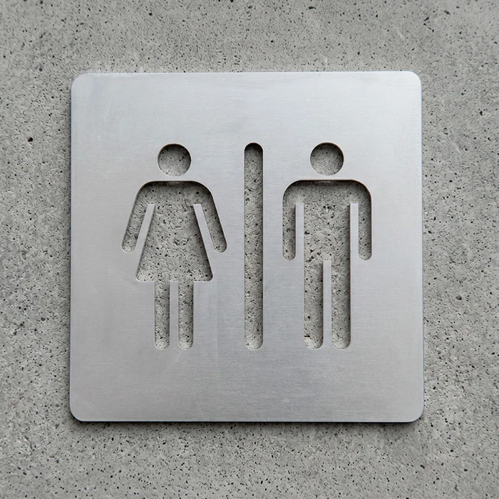 Targhetta Toilette Buko