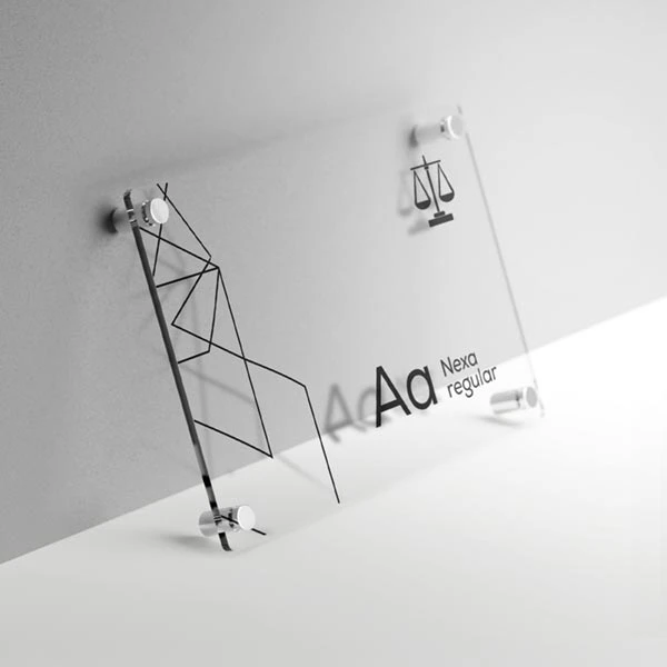 Targa Plexiglass Singola lastra
