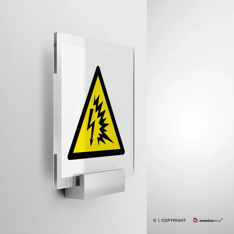Cartello pericolo arco elettrico W042