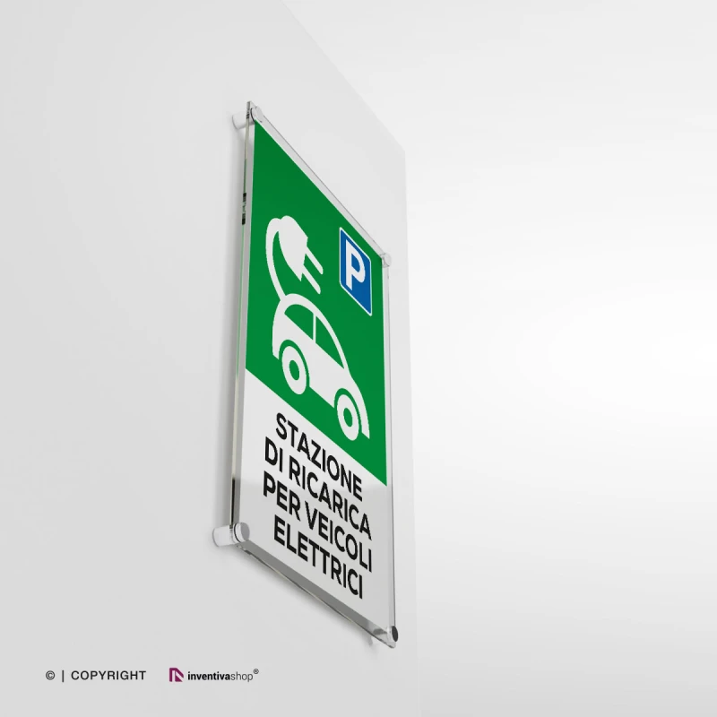 Cartello parcheggio veicoli elettrici