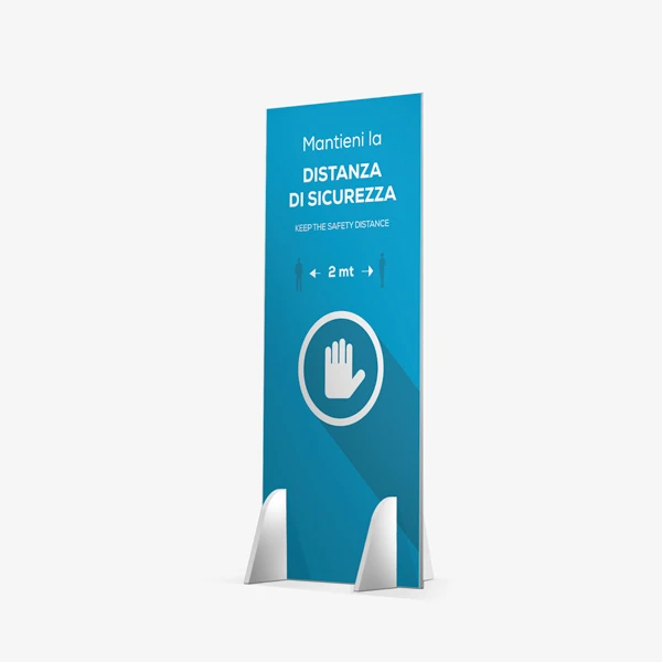 Espositore indicazione distanza