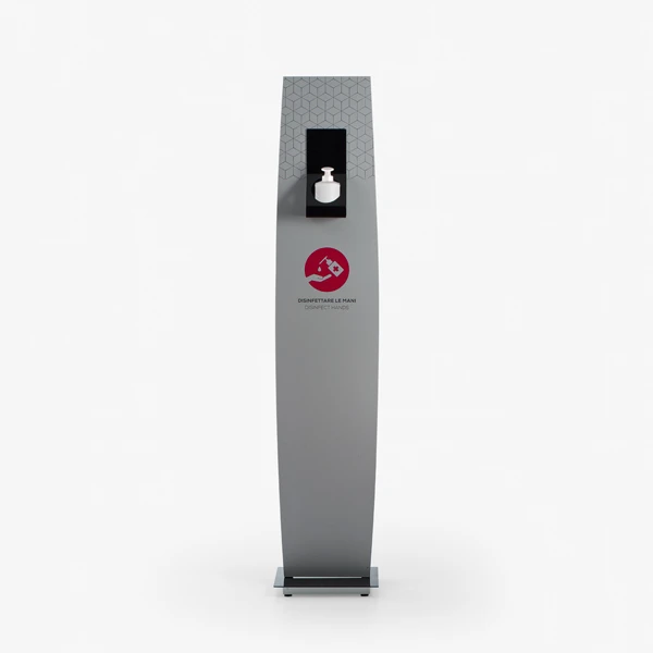 Colonnina dispenser gel personalizzabile