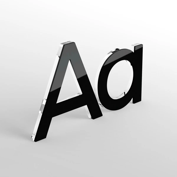 Lettere in Plexiglass®