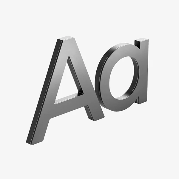 Lettere in Dibond®