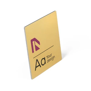 Alluminio Anodizzato Gold mm 2