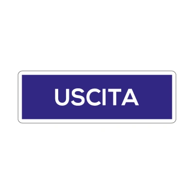 Uscita blu