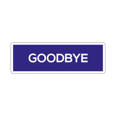 Goodbye blu