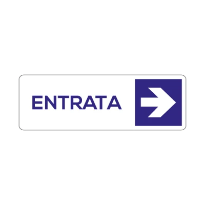 Entrata e freccia a destra