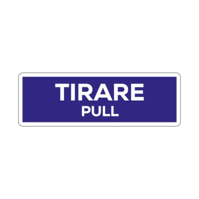 Tirare / Pull blu
