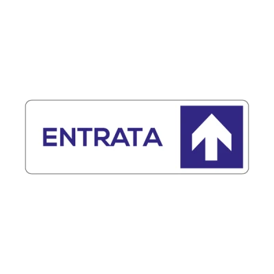 Entrata e freccia su