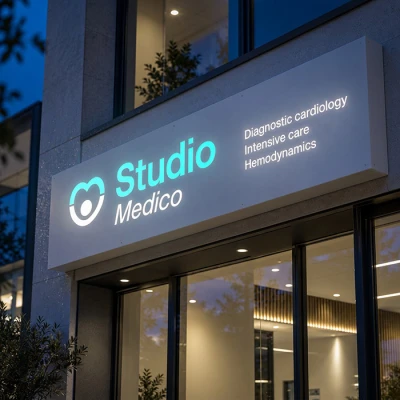 Insegne luminose studi medici