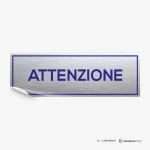 Adesivo attenzione