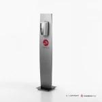 Colonnina dispenser gel personalizzabile