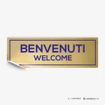 Adesivo benvenuti