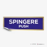 Adesivo spingere