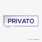 Adesivo privato