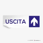 Adesivo uscita