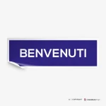 Adesivo benvenuti