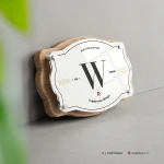 Targa Doppia Lastra Wood