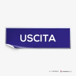Adesivo uscita