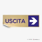Adesivo uscita