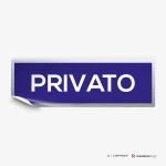 Adesivo privato